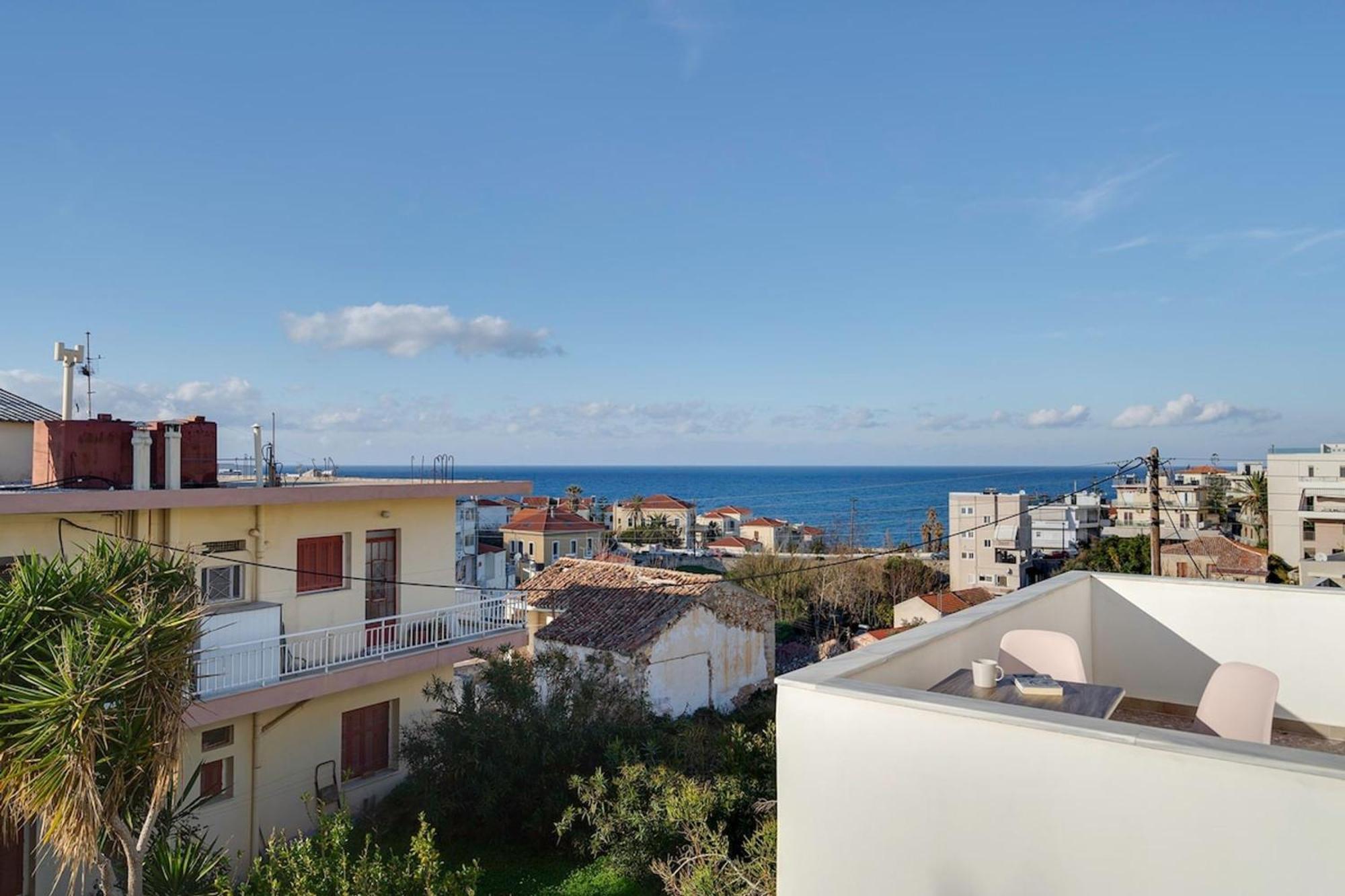 Sea City And Mountain View Apartment Hriszí Aktí Haniá Kültér fotó
